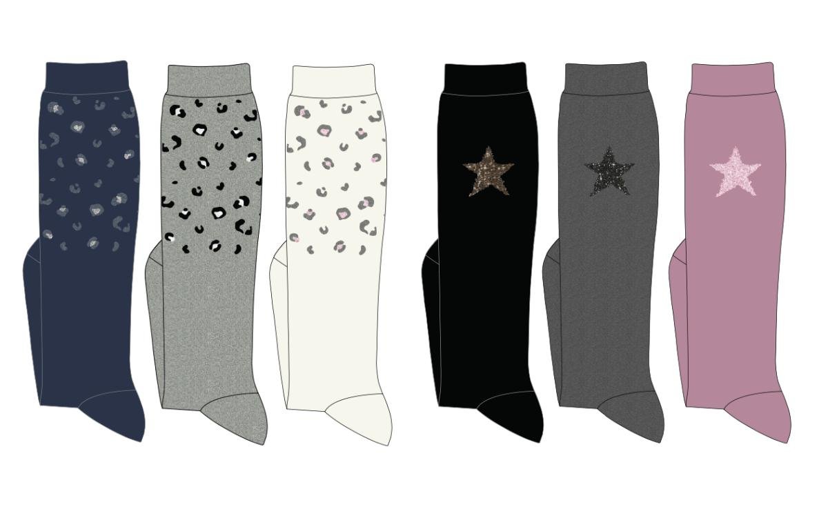 Calze lunghe bambina in caldo cotone Pezzini GGB-PAI241401