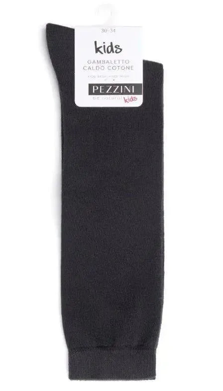 Calze lunghe bambino in caldo cotone Pezzini in tinta unita BGB-ALEX