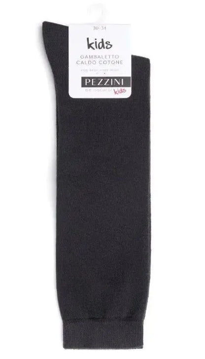 Calze lunghe bambino in caldo cotone Pezzini in tinta unita BGB-ALEX