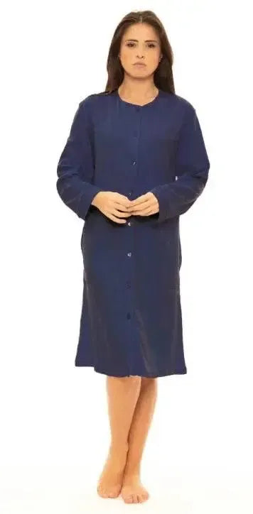 Camicia da notte aperta manica lunga donna Jersey Gary CB580072/B580072