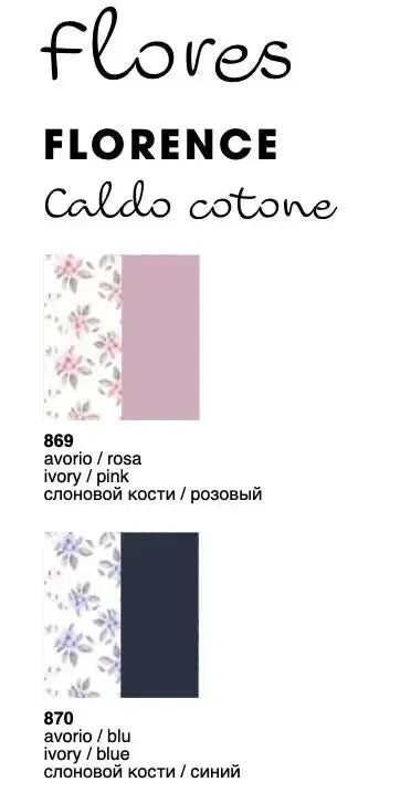 Camicia da notte donna Sièlei serafino caldo cotone interlock FL25 Florence