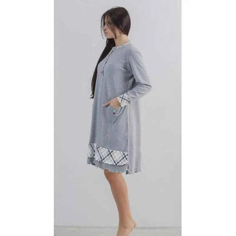 Camicia da notte donna serafino Interlock Gary F50034