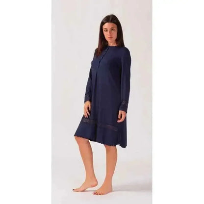 Camicia da notte donna serafino viscosa Gary 500053