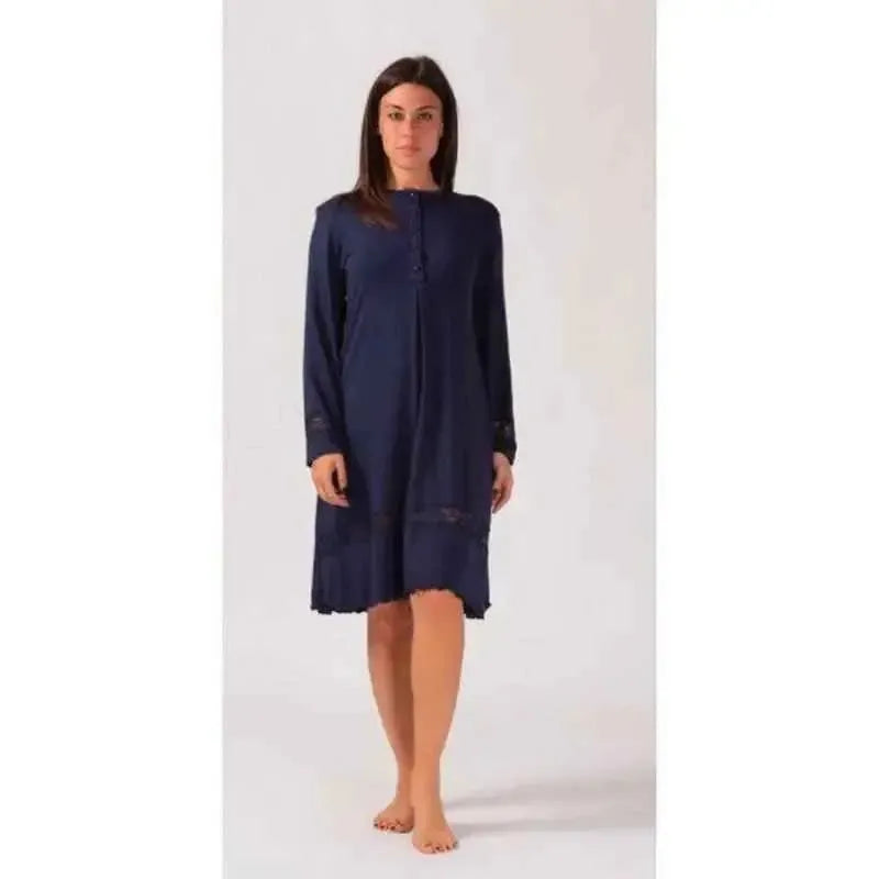 Camicia da notte donna serafino viscosa Gary 500053