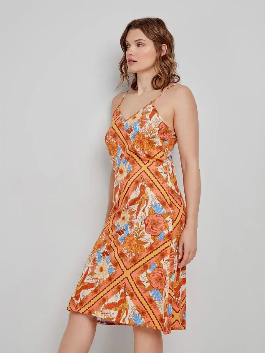 Camicia da notte donna spallina cotone modal Gisela 20267