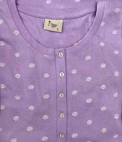 Camicia da notte mezza manica donna Cippi 6728