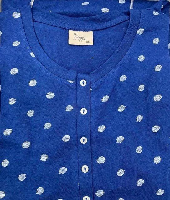 Camicia da notte mezza manica donna Cippi 6728