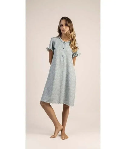 Camicia da notte mezza manica donna Jersey Gary 5370