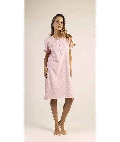 Camicia da notte mezza manica donna Jersey Gary 5370