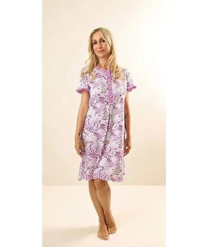 Camicia da notte mezza manica donna Jersey Gary Z55097