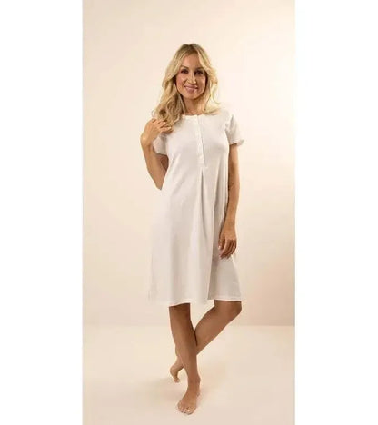 Camicia da notte serafino mezza manica donna Jersey Gary CB585075