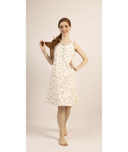 Camicia da notte spalla larga donna Jersey Gary 5260