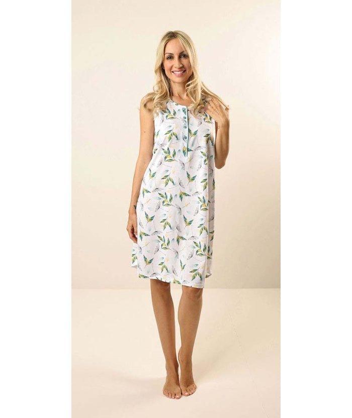 Camicia da notte spalla larga donna Jersey Gary Z55038