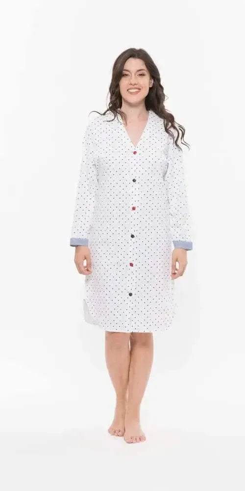 Camicia donna aperta Jersey Gary puro cotone R50042