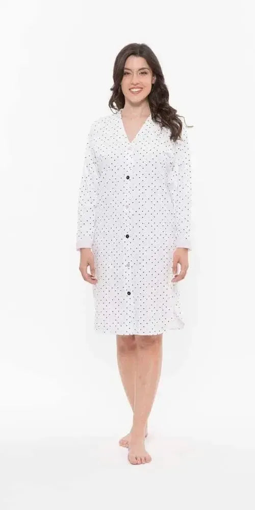 Camicia donna aperta Jersey Gary puro cotone R50042