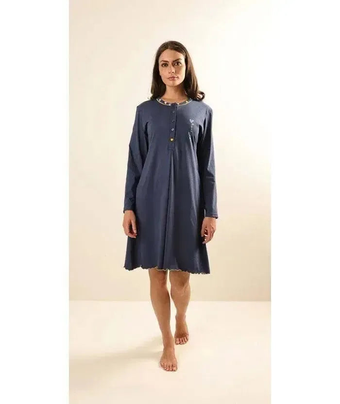 Camicia donna serafino Jersey Gary puro cotone Z50081