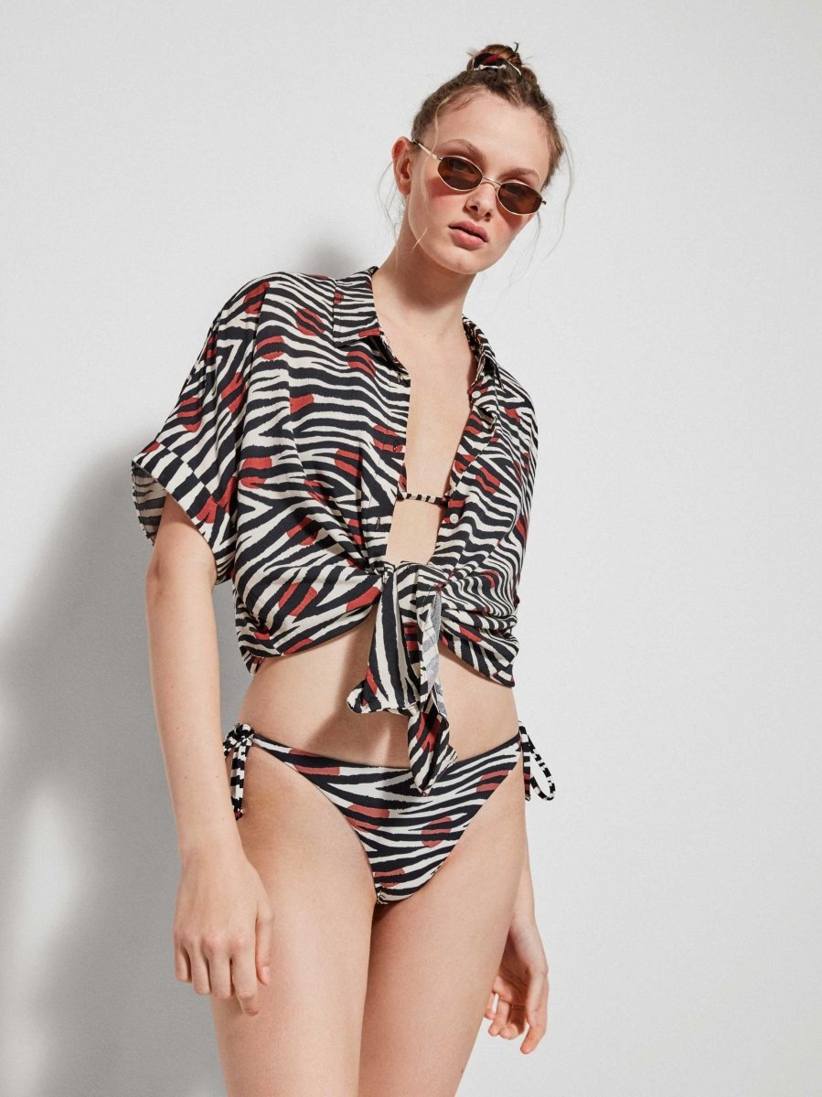 Camiciola abito da bagno copricostume viscosa Gisela 40021