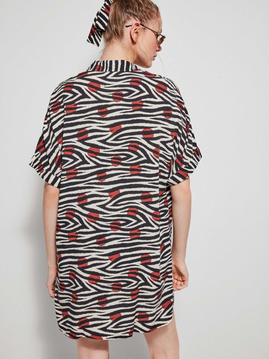 Camiciola abito da bagno copricostume viscosa Gisela 40021