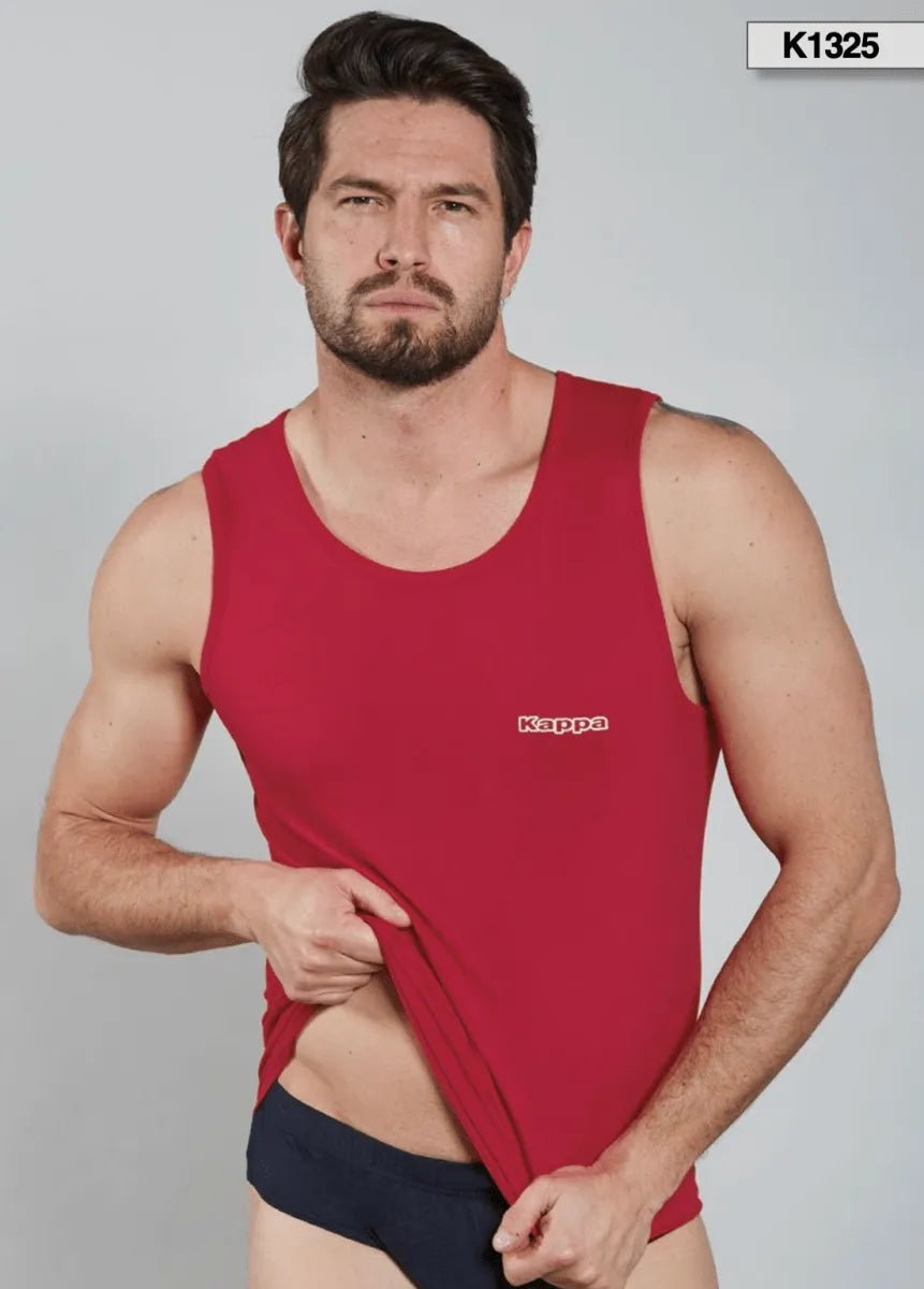 Canotta colorata uomo Kappa 100% cotone pettinato K1325