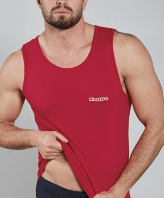 Canotta colorata uomo Kappa 100% cotone pettinato K1325