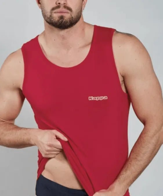 Canotta colorata uomo Kappa 100% cotone pettinato K1325