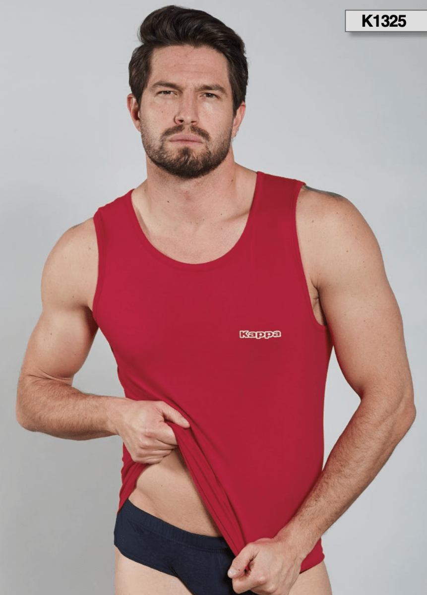 Canotta colorata uomo Kappa 100% cotone pettinato K1325
