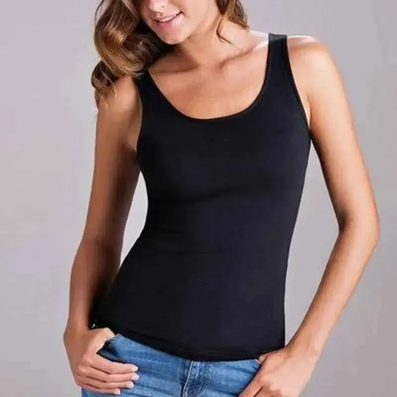 Canotta donna Cotonella in cotone bielastico GD009