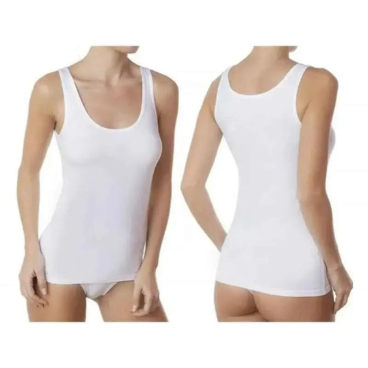 Canotta donna spalla larga Jadea modello Green Cotton 2003