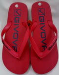 Ciabatta infradito rosso uomo Givova gomma CGU501