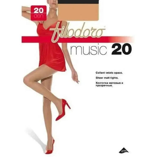 Collant donna Filodoro Music 20 denari velatissimo opaco