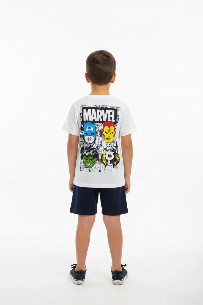 Completo corto cotone Avengers bambino MV72M7776