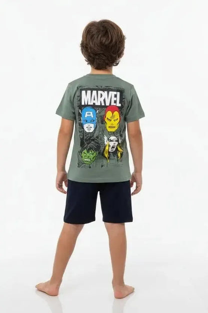 Completo corto cotone Avengers bambino MV72M7776