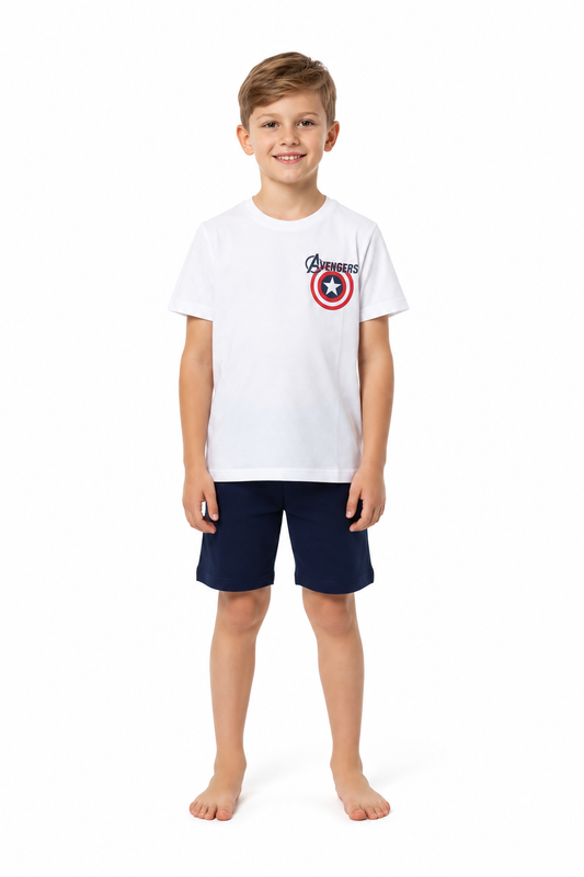 Completo corto cotone Avengers bambino MV72M7776