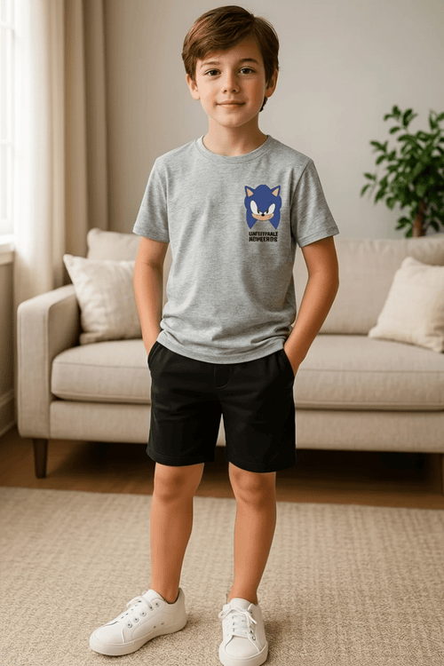 Completo corto cotone Sonic bambino SC72M7777