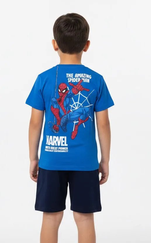 Completo corto cotone Spiderman bambino MV72A9730