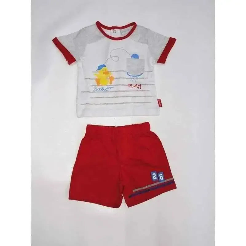 Completo corto neonato bambino Pastello