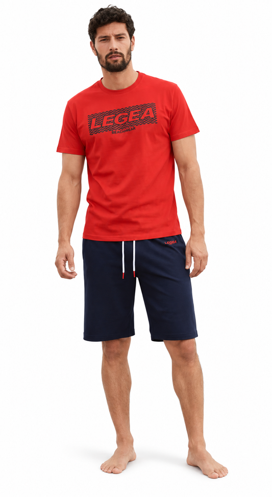 Completo corto uomo Legea puro cotone 48480