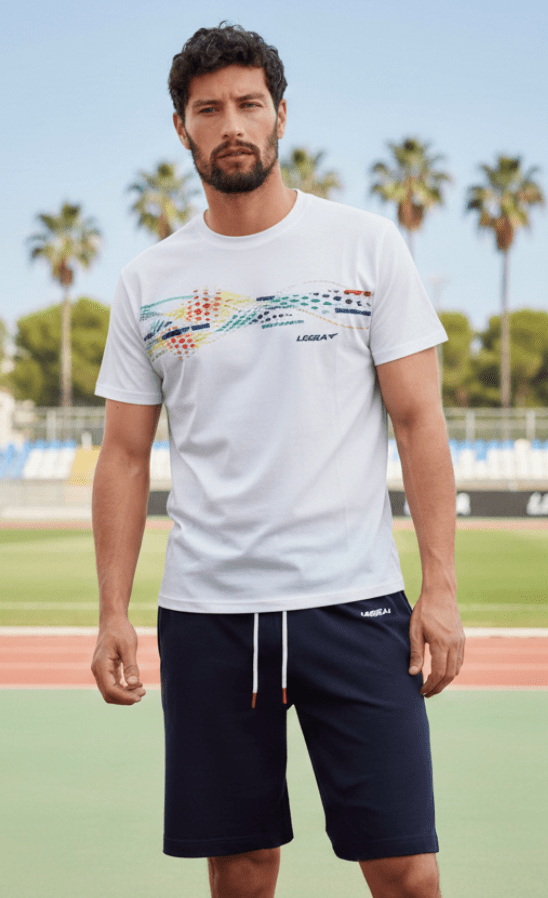 Completo corto uomo Legea puro cotone 48470