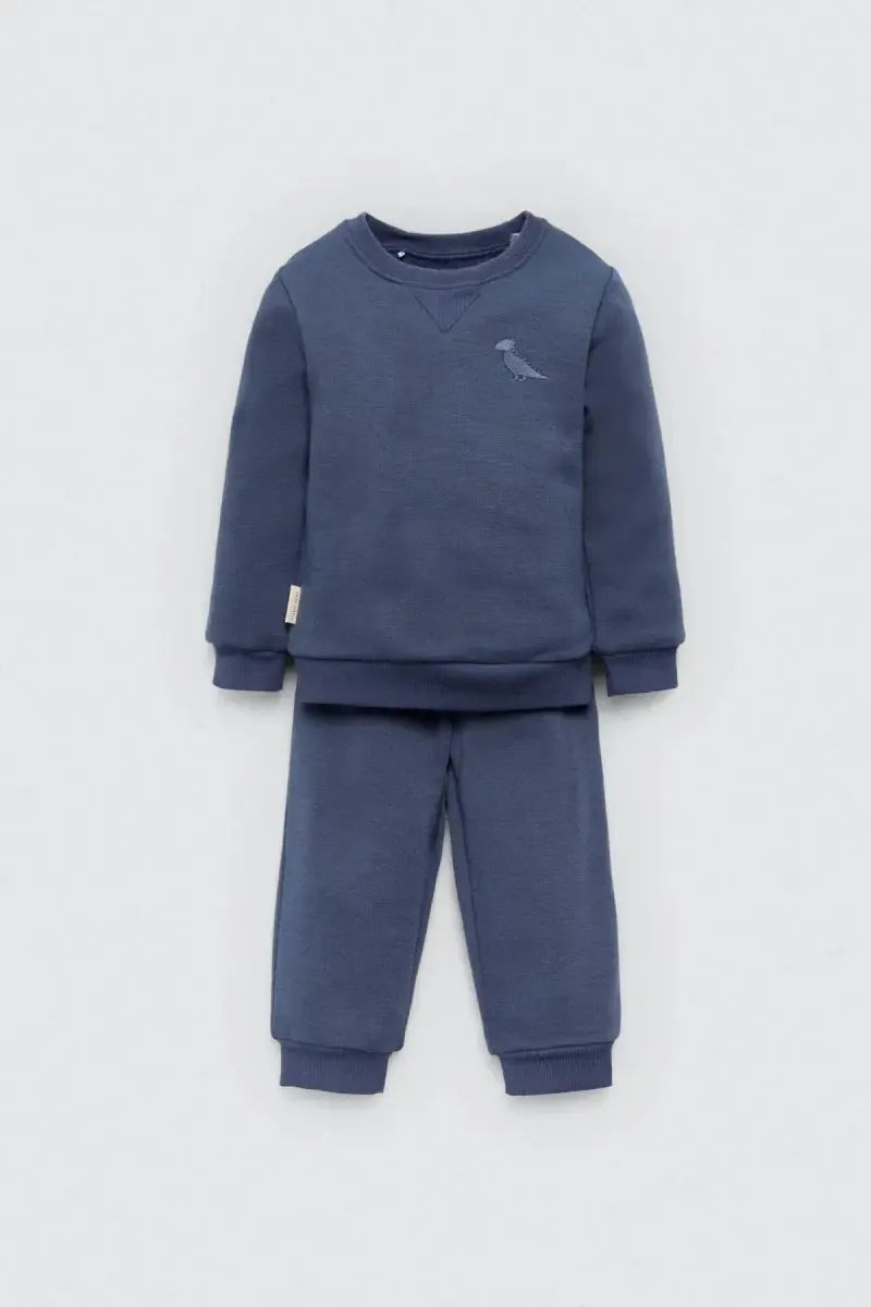 Completo neonato felpato Ysabel Mora 25612 Blu