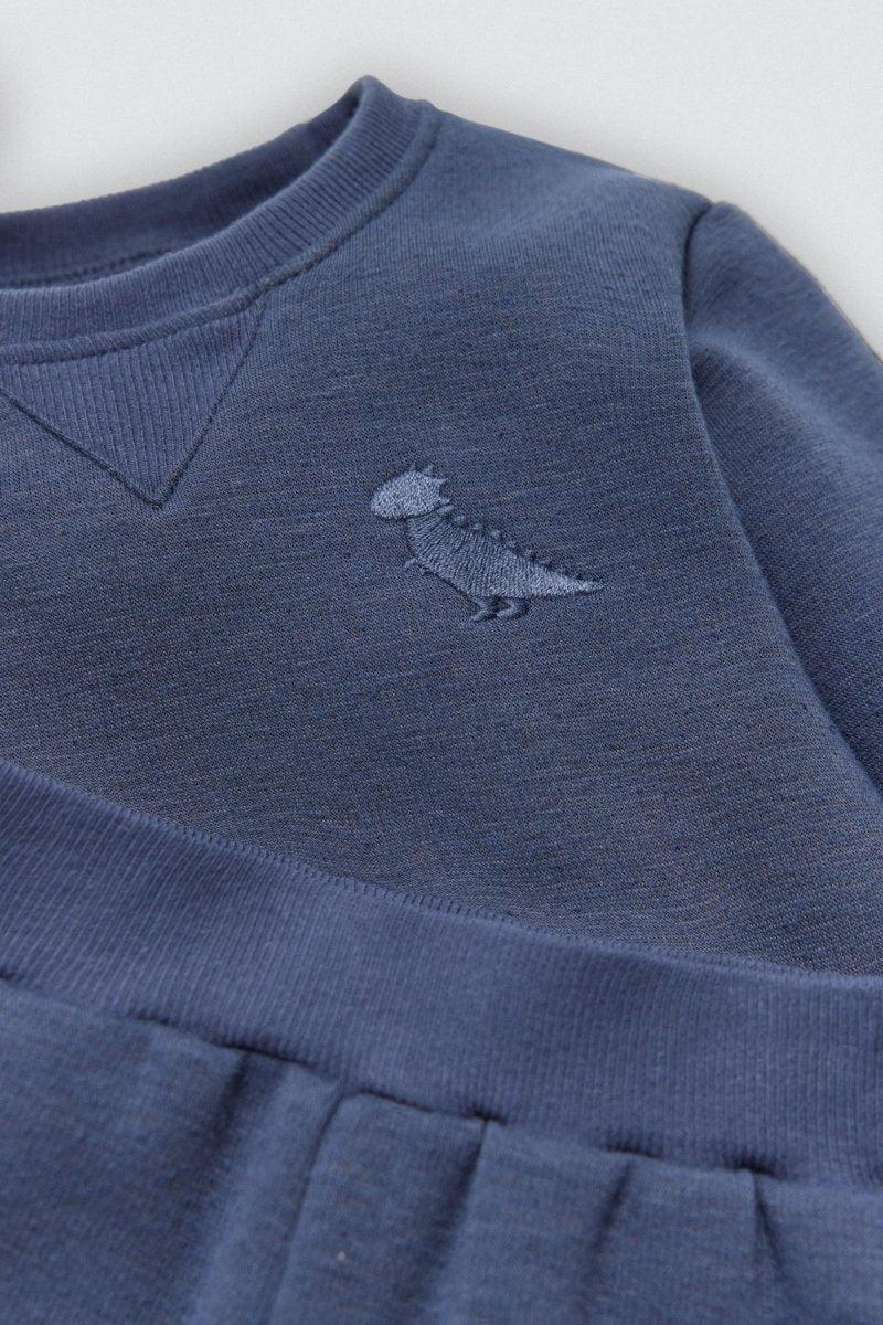 Completo neonato felpato Ysabel Mora 25612 Blu