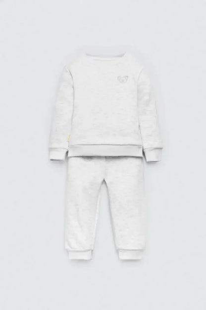 Completo neonato felpato Ysabel Mora 25612 Grigio
