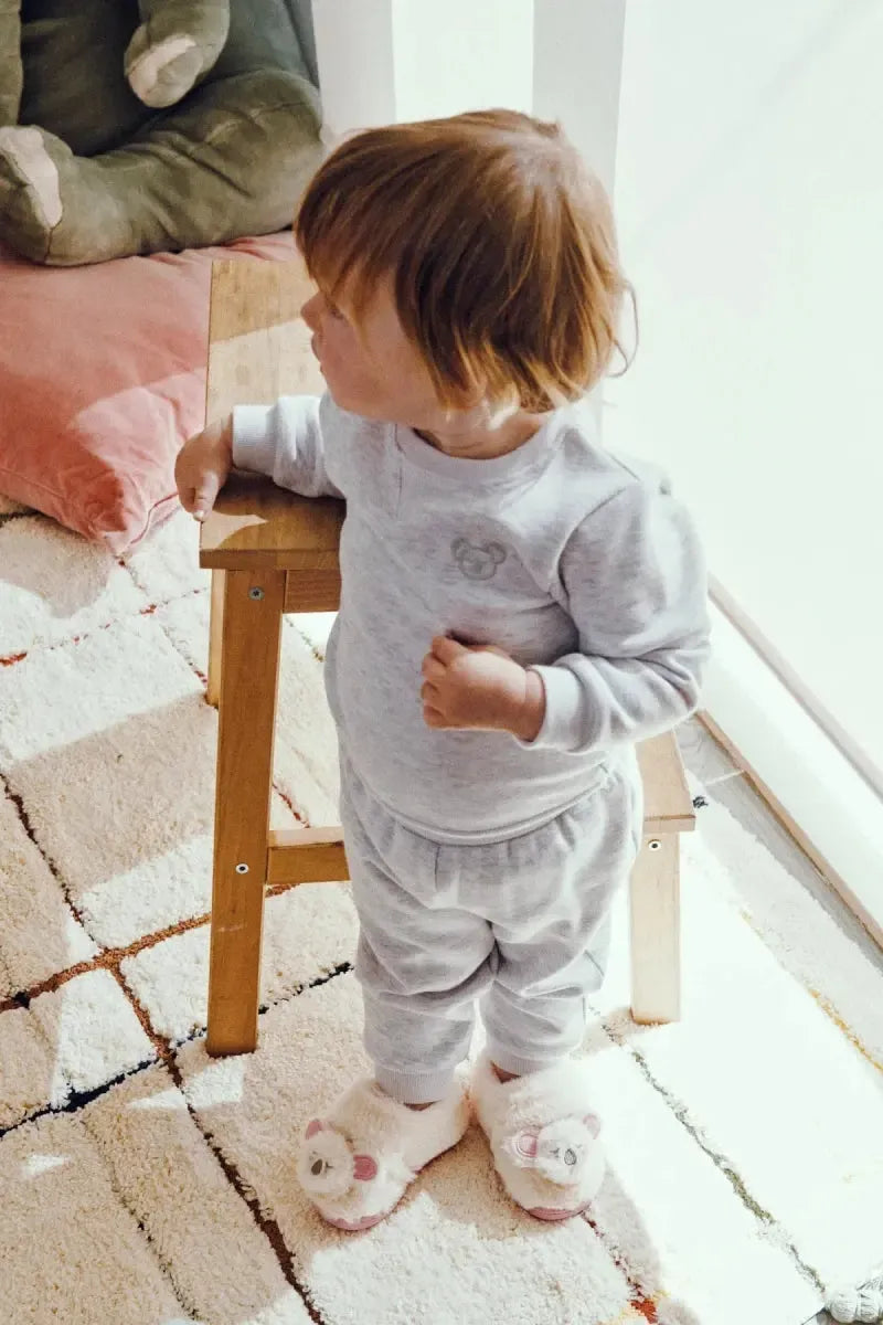 Completo neonato felpato Ysabel Mora 25612 Grigio