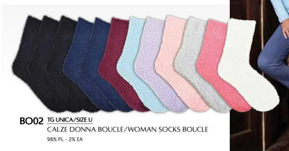 Confezione da 12 paia di calze donna bouclé Sièlei PZ12