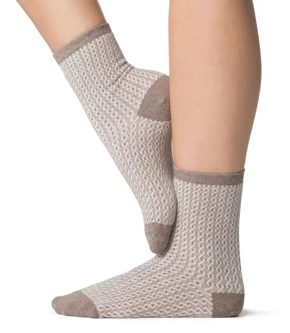 Confezione da 12 paia di calze donna in caldo cotone Pezzini Be Natural Trendy DCZ-PAI2403