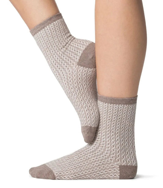 Confezione da 12 paia di calze donna in caldo cotone Pezzini Be Natural Trendy DCZ-PAI2403