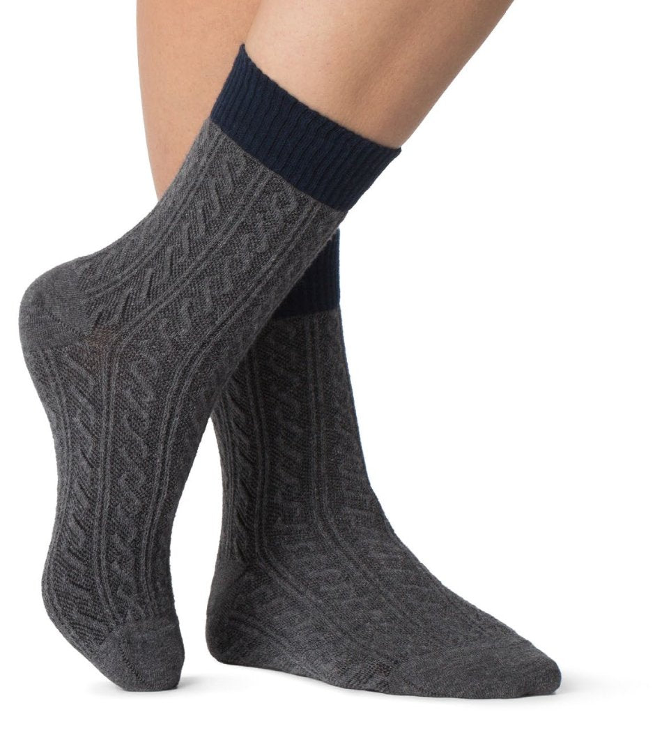 Confezione da 12 paia di calze donna in caldo cotone Pezzini Be Natural Trendy DCZ-PAI2407