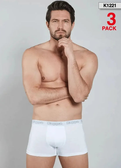 Confezione da 3 Boxer uomo Kappa cotone bielastico K1221