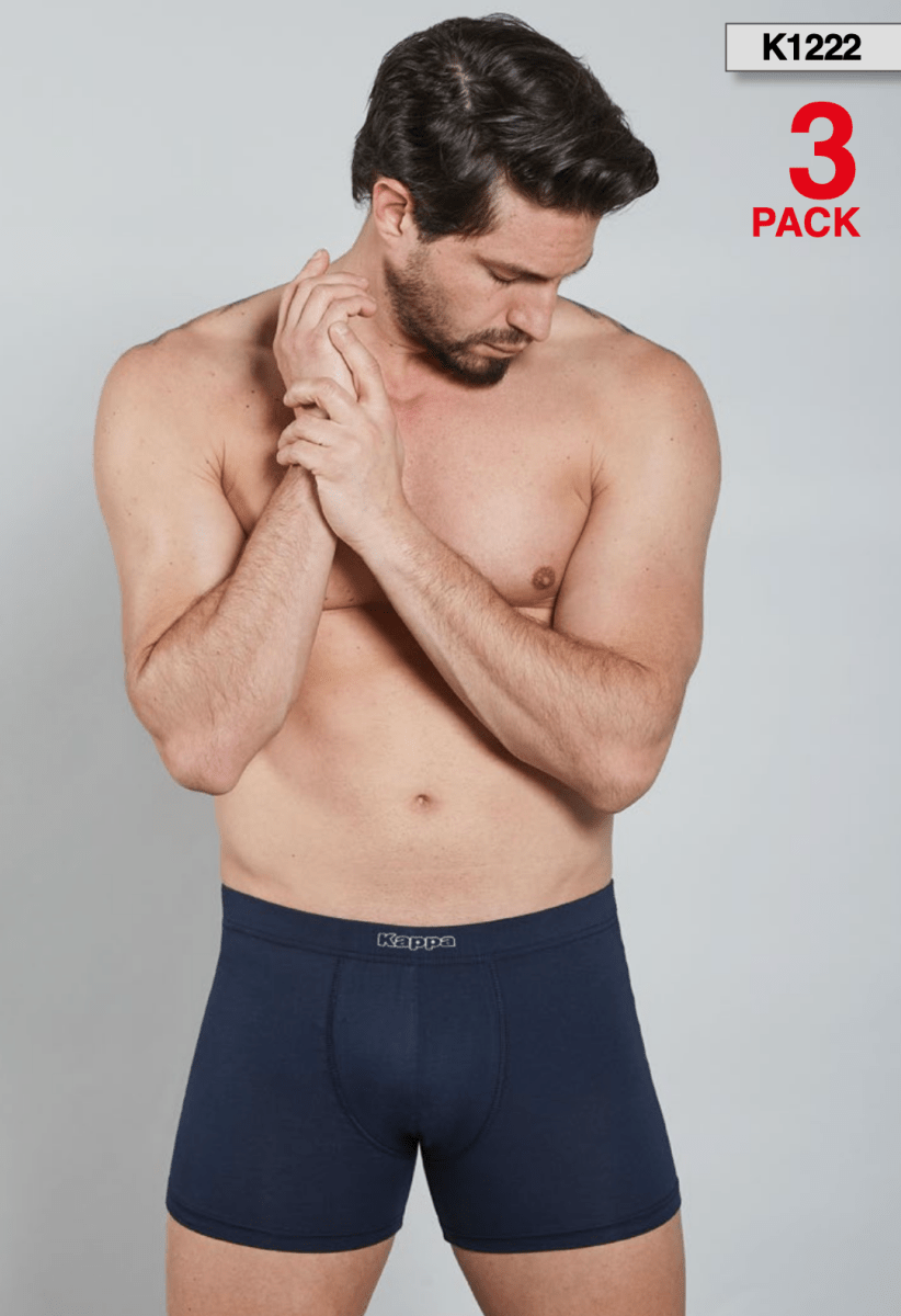 Confezione da 3 Boxer uomo Kappa cotone bielastico K1222