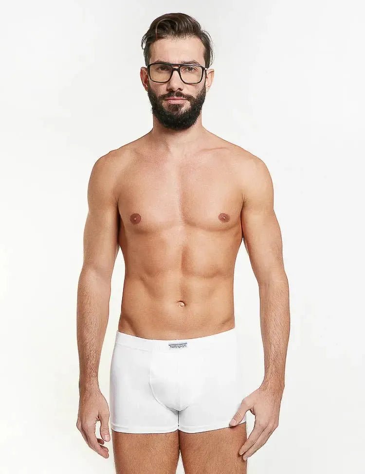 Confezione da 3 Boxer uomo Nottingham cotone bielastico rasato tinta unita BX81