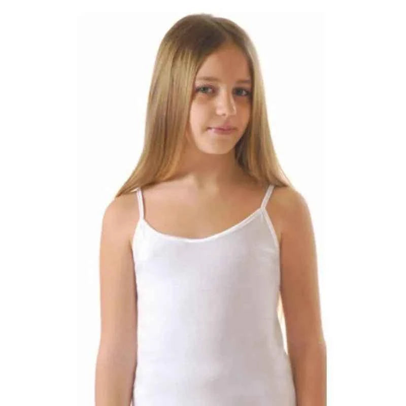 Confezione da 3 Maglia top canotta spalla stretta da bambina Kiccaeciccio 2977